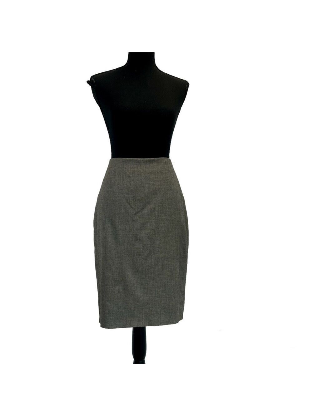 BOSS Hugo Boss gray brown pencil skirt Sz 6